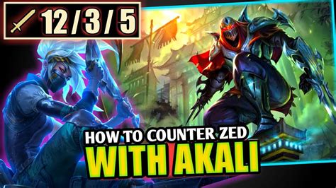 zed vs akali|akali counter build.